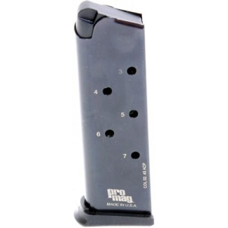 ProMag Steel Handgun Magazine 1911 Government .45 ACP Blued 7/r