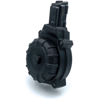 Promag MP5/PTR9 Handgun Magazine Drum Black 9mm Luger 50/rd