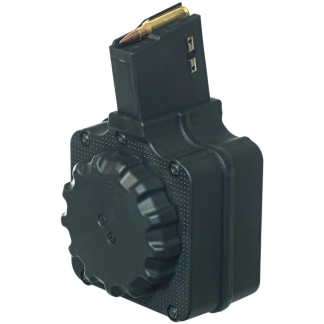 ProMag Black Polymer AR Magazine For AR-308 .308 Win 50/rd Drum