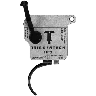 TriggerTech Duty Trigger Rem 700 Right Hand Curved Black With Bolt Release