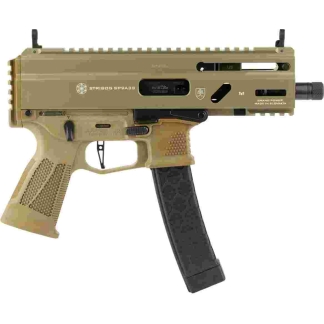 Grand Power Stribog SP9A3S Pistol - FDE | 9mm | 5" Threaded Barrel | 30rd