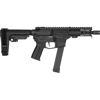 CMMG Banshee MkGs Pistol - Black | 9mm | 5" Barrel | 4" M-LOK Handguard | SBA3 Arm Brace