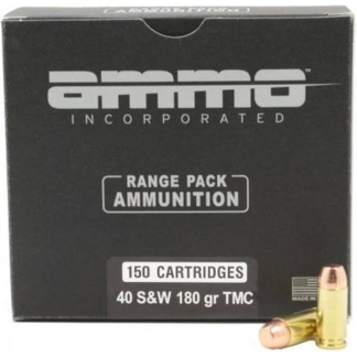 Ammo Inc Signature Range .40 S&W Handgun Ammo - 180 Grain | TMC | 150rd Box