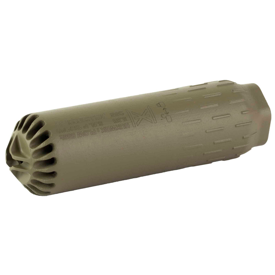 https3A2F2Fwww.2ndamendmentwholesale.com2Fmedia2Fcatalog2Fproduct2Ff2Fl2Fflow_556k_fde_horiz_ang__07716.jpg | ATFirearms HUXWRX FLOW 6K suppressor with flash hider in Flat Dark Earth, 5.5 inch length