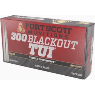 Fort Scott Munitions 300 Blackout Rifle Ammo - 150gr | 20rd Box