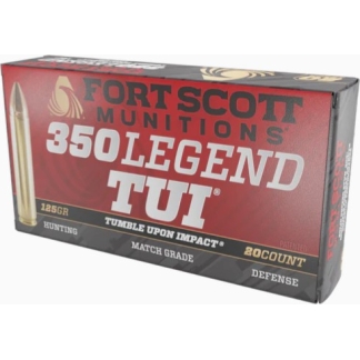 Fort Scott Munitions 350 Legend Rifle Ammo - 125gr | 20rd Box