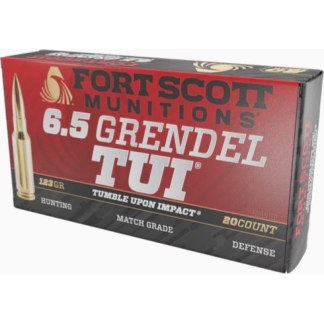 Fort Scott Munitions 6.5 Grendel Rifle Ammo - 123gr | 20rd Box