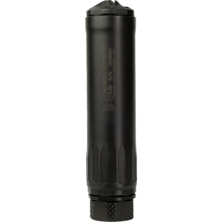 HUXWRX Ventum 762 suppressor black nitride 6.7 in with 5/8-24 direct thread adapter
