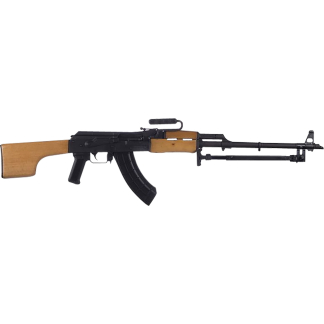 Century Arms AES10-B2 RPK AK-47 Rifle - Black | 7.62x39 | 21.5" Barrel | Wood Handguard | Wood Handguard & Stock Stock | Bipod & Carry Handle