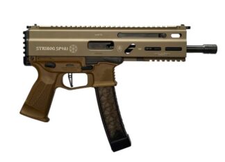 Grand Power Stribog SP45A3 .45 ACP Semi-Auto Pistol - Flat Dark Earth | 8" Threaded Barrel | 3x 20rd Mags