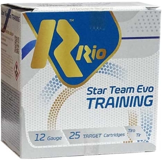 Rio Star Team Training 12ga Target Load 2.75 inch Shotgun Shells - #7.5 | 1 oz. | 1200 fps | 25rd Box
