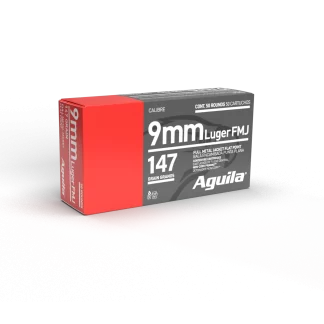 AGUILA 9MM FMJ FLAT PNT 147GR 50RD BX 20 BXS PER CS