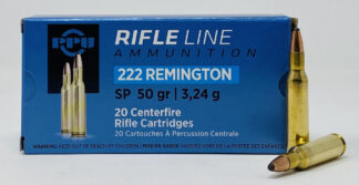 PPU 222 REM 50GR SP 20RD BOX 50 BOXES PER CASE