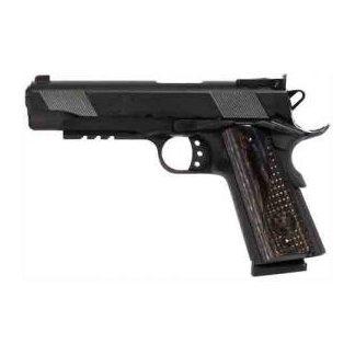 IVER JOHNSN 45 DELUXE 1911 W/LT RAIL MT BLK PST