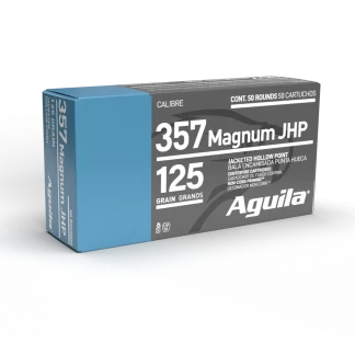 AGUILA 357 MAG JHP 125GR 50RD BOX 10 BXS PER CS