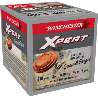 WINCHESTER XPERT STEEL HV 410G 3/8OZ #6 SHT 25RD BX 250RD CASE