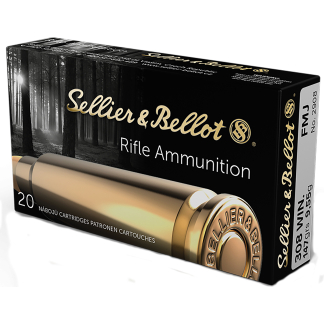 SELLIER & BELLOT 308WIN 147GR FMJ 20RD BOX 25 BOXES PER CASE