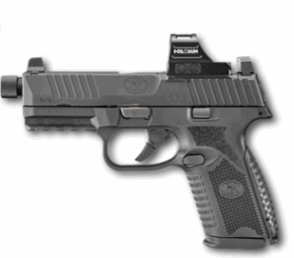FN 509 TACTICAL W/ HOLOSUN HS407C BLK 9MM 4.5" 1-15RD 1-24RD