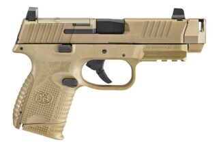 FN 509 COMPACT MRD COMPENSATED 9MM PSTL FDE 1-12RD, 1-15RD