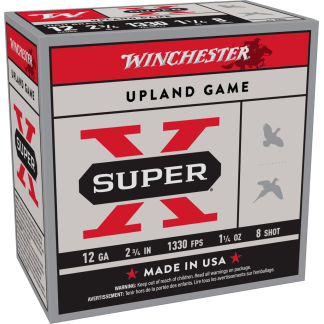 WINCHESTER SUPER X HEAVY GAME 12GA 2-3/4" 1OZ #8 25RD BX 250RD CASE