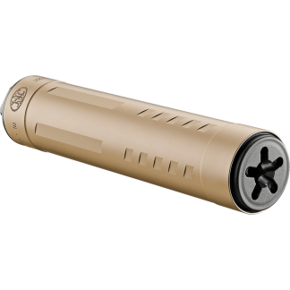 FN Catch 22 Ti suppressor Flat Dark Earth 5.25 inch titanium tube 1/2-28 thread