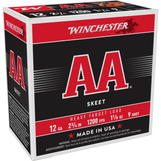 WINCHESTER AA HVY TRGT 12GA 23/4 #9 1-1/8OZ 25RDS