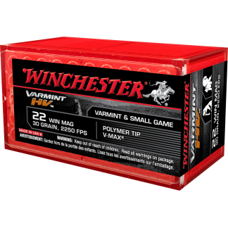 WINCHESTER VRMNT 22WM 30GR PLMY TIP 50RD BX 1000RD CASE