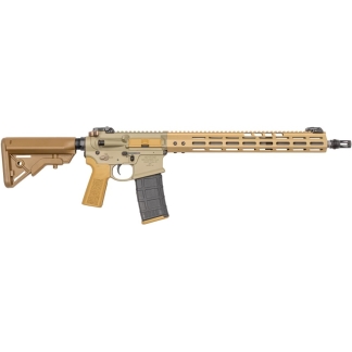 NOVESKE 5.56 16" M4 BBL, 15" MLOK RAIL FDE CERAKOTE 1-30RD PMAG