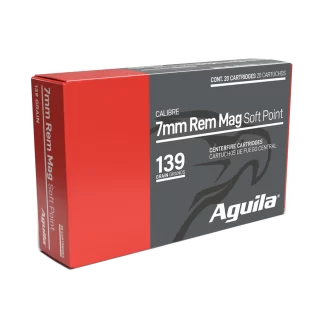 AGUILA 7MM REM MAG 139GR INTERLOCK BTSP 20RD BX 10 BOXES PER CASE