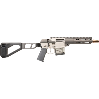 Q MINI FIX 300BLK 8" PSTL BLACK WITH BRACE 1-10RD MAGAZINE