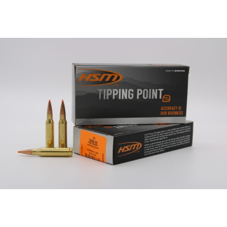 HSM AMMUNITION 7MM-08 REM 162GR TIPPING PT 20RD BOX 25 BOXES PER CASE
