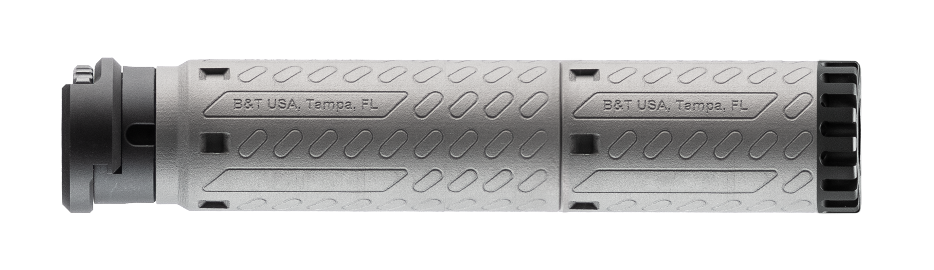 image-full-7428-ec16e31dc79a3cf4fd5289f60a86287d.png | ATFirearms B&T Print-X SQD .40/10mm titanium modular suppressor side view