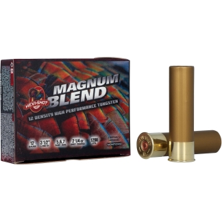 HEVI-SHOT MAGNUM BLEND 12GA 3-1/2IN 2-1/4OZ #5 #6 #7 5 RD/BX 10 BX/CS