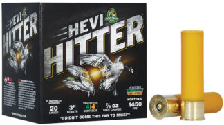 HEVI-SHOT HEVI-HITTER 20GA 3IN 7/8OZ #4 TUNGSTEN/STEEL 25 RD/BX 10 BX/CS