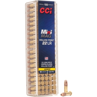 CCI 22 LR MINI MAG 36GR HP 100 RD/BX 50 BX/CS