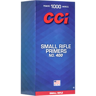 CCI 400 STD SMALL RIFLE PRIMER 100 RD/BX 10BX/BRICK 50 BX/CS