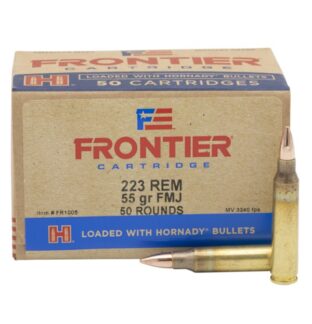 FRONTIER® 223 REM 55 GR FMJ (50 - ORIENTED) 50RD/BX 10BX/CS
