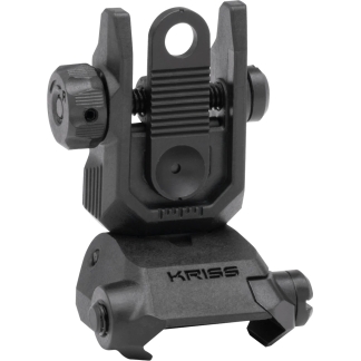KRISS USA REAR FLIP-UP SIGHT BLK STEEL