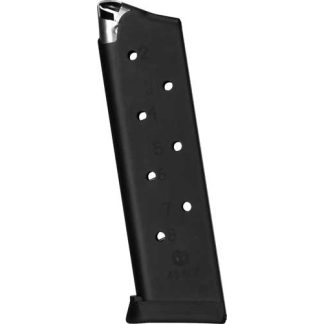 METALFORM MAGAZINE 1911 GOVT. - 45ACP 8RD BLACK REMOVABLE BASE
