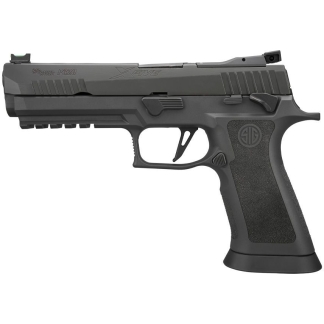 Sig Sauer P320 XFive Legion 9mm 5in handgun in Legion Gray with TXG tungsten-infused grip