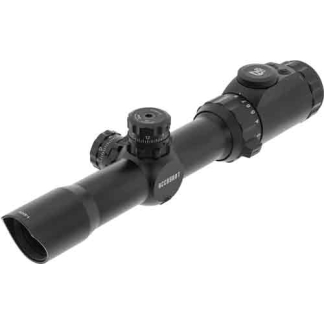 UTG SCOPE 1-8X28 30MM MRC/IE - BG4 RETICLE W/ACCU-SYNC RINGS