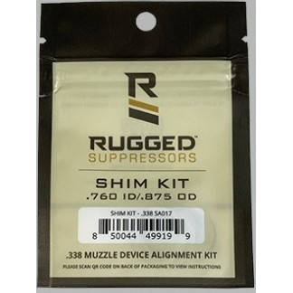 RUGGED SUPPRESSORS SHIM KIT .338CAL