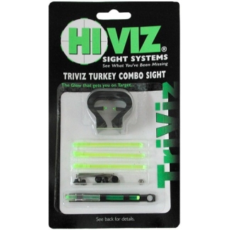 HIVIZ SHOTGUN DEER/TURKEY SET - TRIVIZ 1/4"-3/8" VENT RIBS