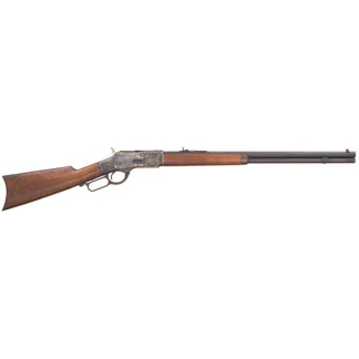 Cimarron 1873 Sporting Rifle 45 Long Colt 24.25 in. Walnut Case Hardened