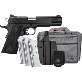Kimber Custom LW TFS Pistol Bundle 45 ACP 5 in. Black 8 rd. w/ Holster 3 Mags