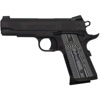 Colt 1911 CCU Concealed Carry Officers Pistol 9mm 4.25 in. Anodize / Black DLC 9 rd.