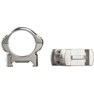 Weaver Grand Slam Steel Rings Silver 1" High Clamshell Pack