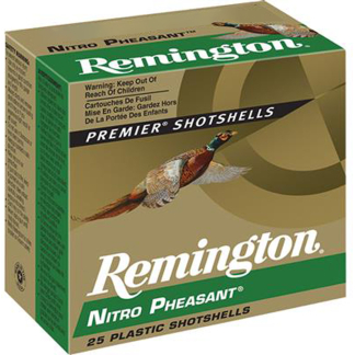 Remington Nitro Pheasant Loads 20 ga. 2.75 in. 1 oz. 6 Shot 25 rd.