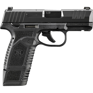 FN Reflex MS Handgun 9mm Luger 11(1)&15(1)rd Magazines 3.3" Barrel Manuel Safety Black