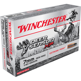 Winchester Deer Season XP Rfile Ammo 7mm Rem Mag 140 gr. Extreme Point 20 rd